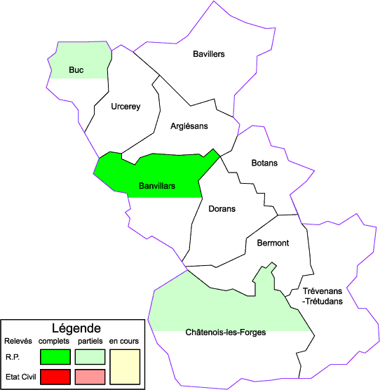 Carte du canton