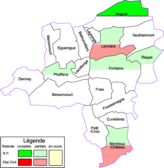 Carte du canton