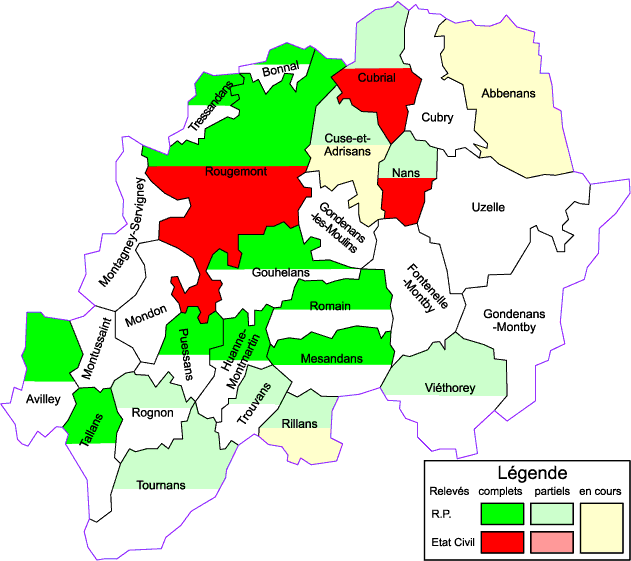 Carte du canton