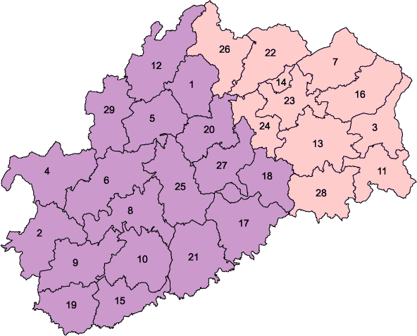 Les cantons de Haute-Saône